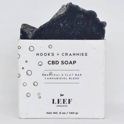 NOOKS + CRANNIES CBD Soap form Leef Organics: