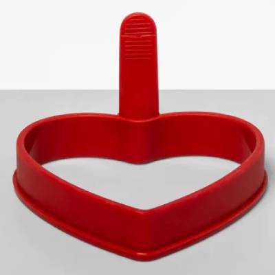 Silicone Heart Shaped Pancake Mold