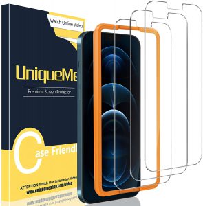UniqueMe Screen Protector Compatible with iPhone 12 Pro 5G