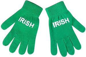 Acrylic Irish Print Gloves