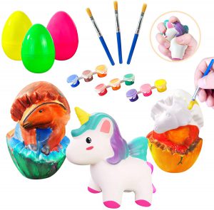 Easter Eggs Squishies Painting Toys Kit