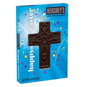 Solid Milk Chocolate Cross Candy Bar