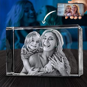 Custom Laser Engraved 3D Photo Crystal