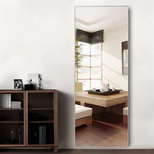 Oversized Modern Metal Framed Full Length Standing Mirror