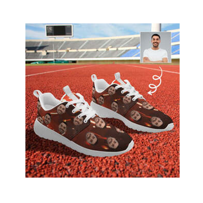 2)-Custom-Face-Red-Firework-Breathable-Lightweight-Sports-Shoes-Sneakers